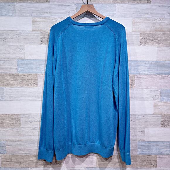 AT&T Internet Employee Crewneck Sweater Blue Lightweight Soft Mens 3XL XXL - Picture 4 of 7